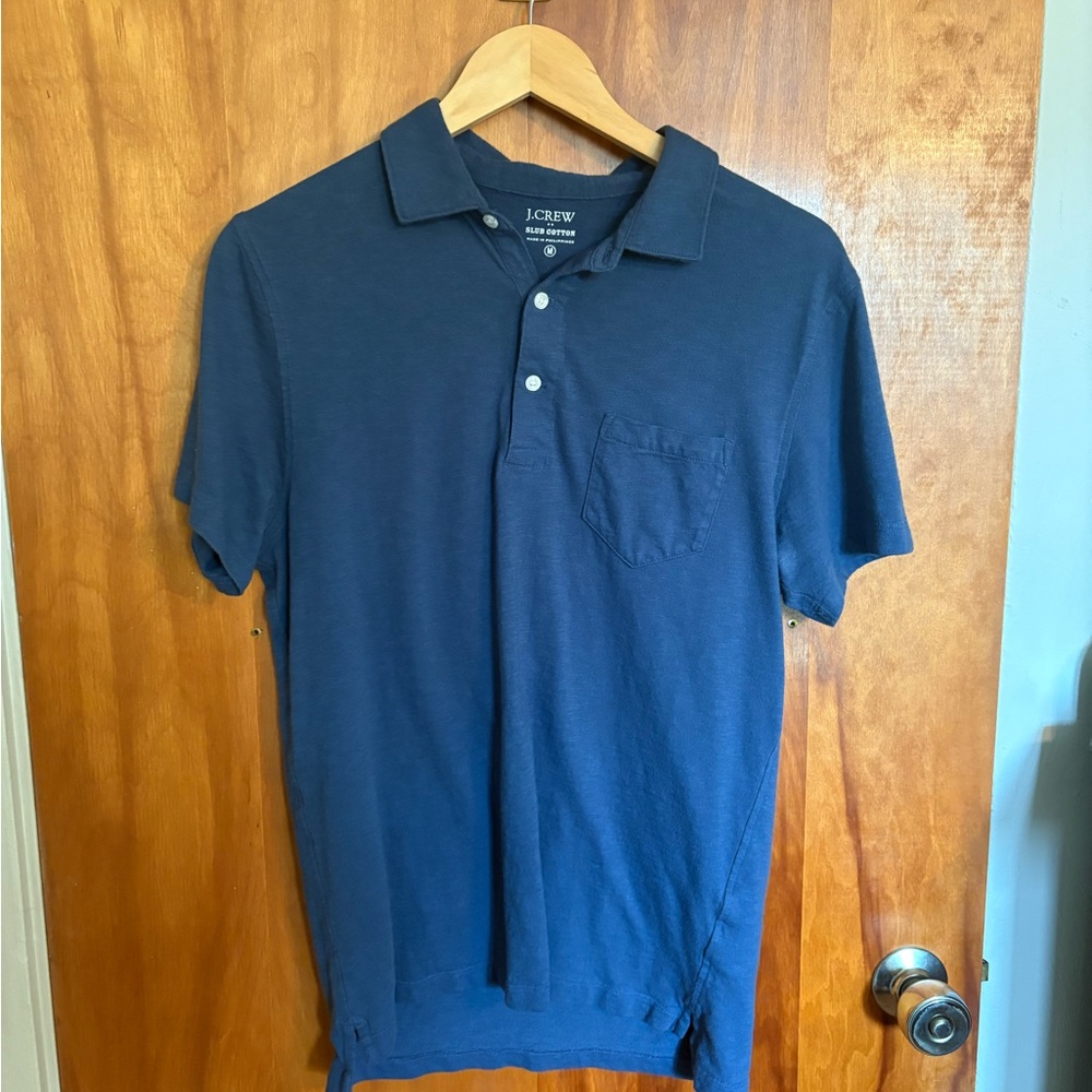 J. Crew Blue Polo Shirt Classic Style
